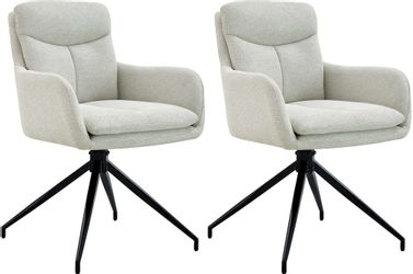 CLP Esszimmerstuhl Somers (2er Set), Stoffbezug, günstig online kaufen