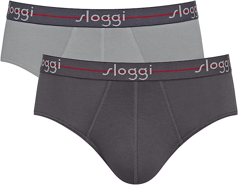 sloggi Slip "men Start Midi C2P box", (2er Pack), sportlicher Schnitt, weic günstig online kaufen