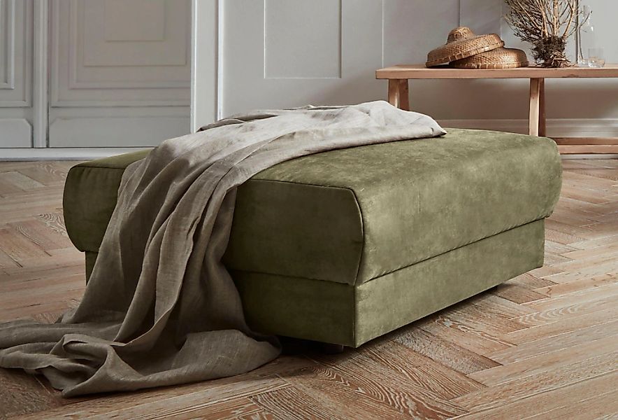 OTTO home Hocker "Hobro" in 3 Bezugsstoffen und vielen Farben, Design by Mo günstig online kaufen