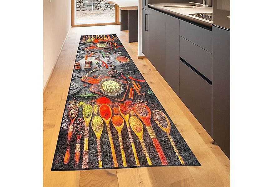 TeppichHome24 Teppich Kuechenteppich Modern, Höhe: 5 mm, pflegeleicht, robu günstig online kaufen