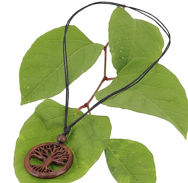 Guru-Shop Perlenkette Ethno Holzschmuck, Halskette, Surferkette -.. günstig online kaufen