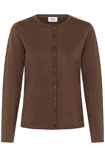 Saint Tropez Strickjacke A8661, MilaSZ R-Neck Cardigan Viskose Feinstrick, günstig online kaufen