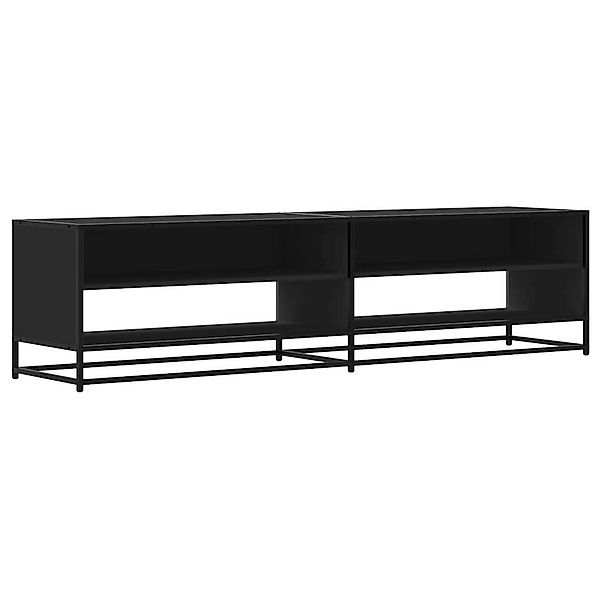 vidaXL TV-Schrank Schwarz 180,5x40x46 cm Holzwerkstoff 3300800 günstig online kaufen