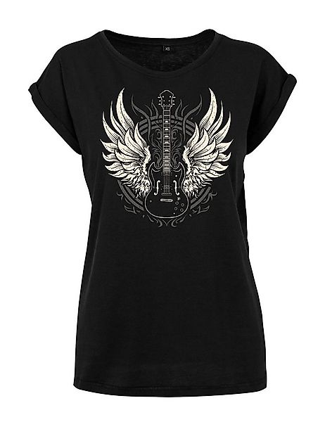Youth Designz Print-Shirt "Gitarre mit Flügel" Damen T-Shirt Statement Gesc günstig online kaufen
