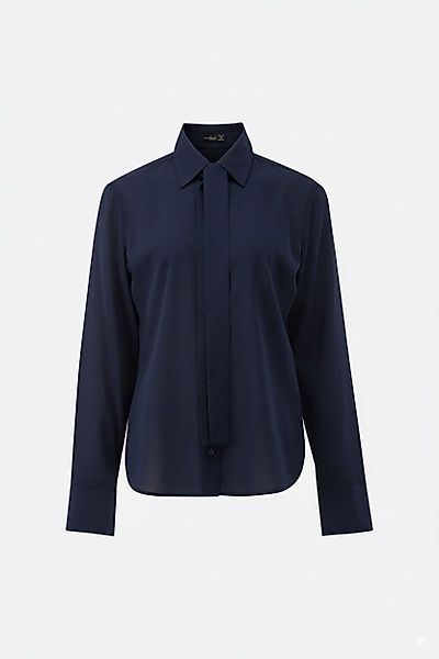 Hemdbluse aus Seide günstig online kaufen