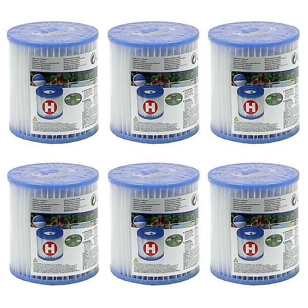 Intex Pool-Filterkartusche 6x 29007 Typ H günstig online kaufen