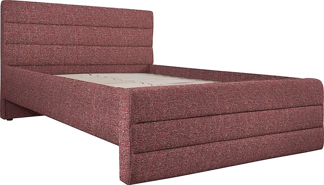 OTTO products Polsterbett "Merrit" Quernaht im Kopf- und Fußteil, in 5 Brei günstig online kaufen