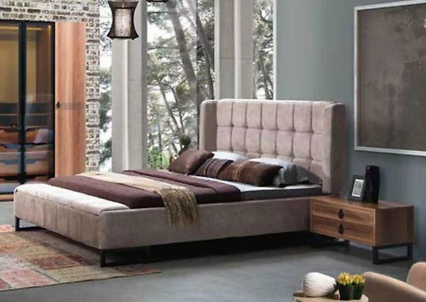 JVmoebel Bett, Bett Doppelbett Betten Möbel Einrichtung Schlafzimmer Design günstig online kaufen