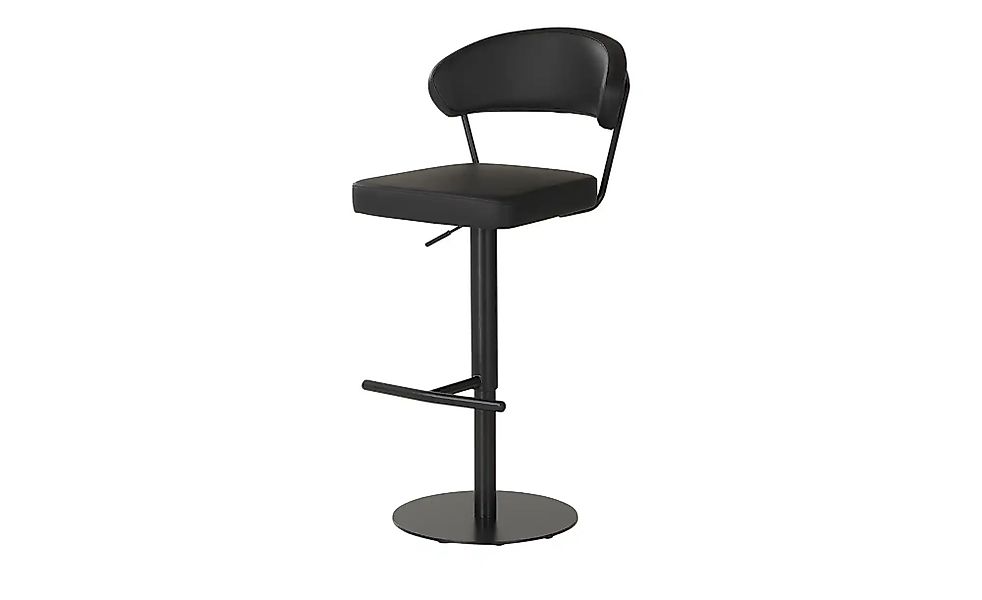 Barhocker  Kelvin ¦ schwarz ¦ Maße (cm): B: 53 H: 89 T: 56.0 Polstermöbel > günstig online kaufen