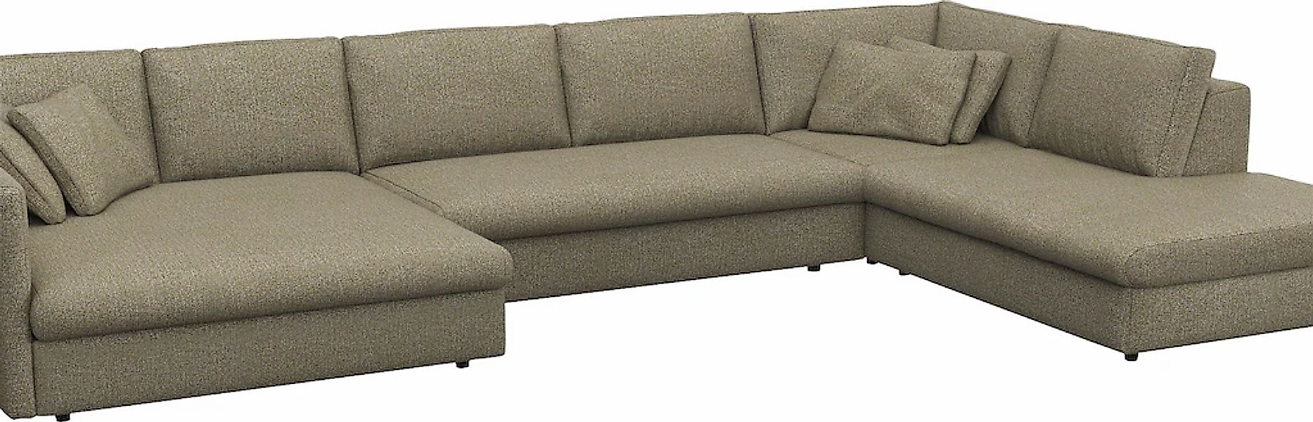 FLEXLUX Wohnlandschaft "Lovane, U-Form, bequem und komfortabel" Weich & ans günstig online kaufen