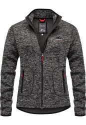 REPUBLIX Fleecepullover JUDIS Damen Strickfleece Sweatjacke günstig online kaufen