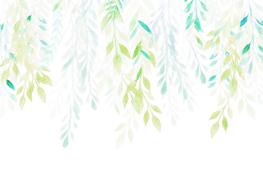 Komar Vliestapete »Digitaldruck Vlies - Summer Leaves - Größe 350 x 250 cm« günstig online kaufen