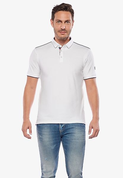 Le Temps Des Cerises Poloshirt, mit modischen Kontrastdetails günstig online kaufen