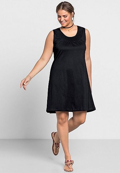 Sheego Jerseykleid Jerseykleid Ärmellos günstig online kaufen