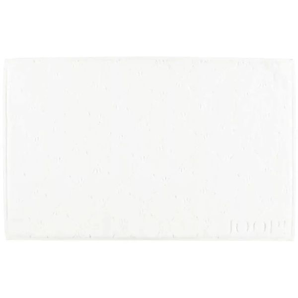 JOOP Uni Cornflower Badematte 1670 - 50x80 cm - Farbe: weiß - 600 günstig online kaufen