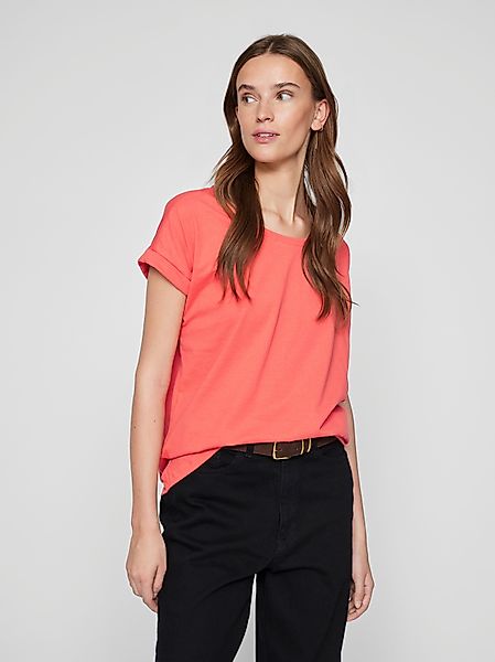 Vila Rundhalsshirt VIDREAMERS NEW PURE T-SHIRT/SU-NOOS günstig online kaufen