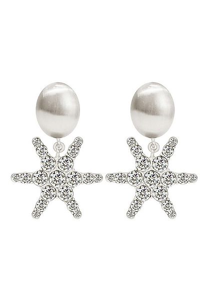 FILIPPA FIRENZE Paar Ohrclips Stella Clips, mit funkelnden Kristallen günstig online kaufen