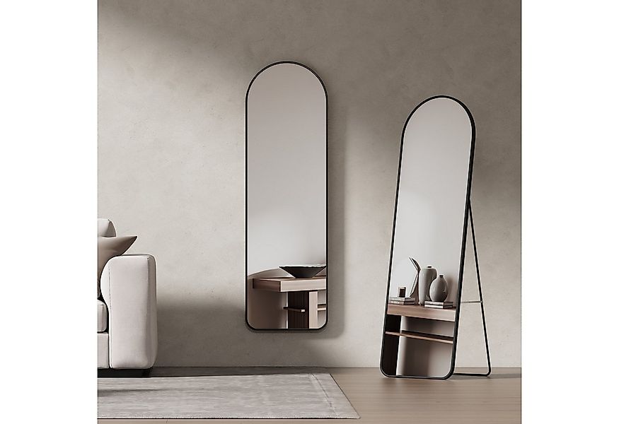 EMKE Standspiegel Bogen Standspiegel Ganzkörperspiegel mit Rahmen aus Alumi günstig online kaufen
