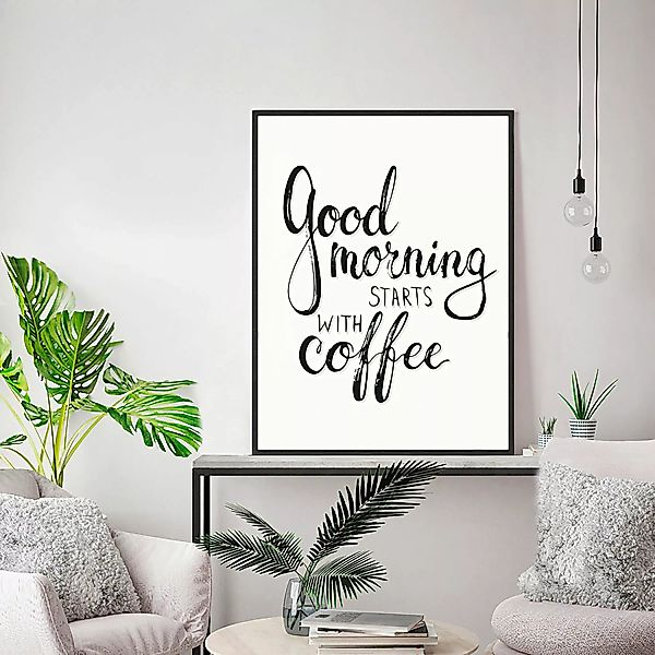 home24 Bild Good morning starts with coffee günstig online kaufen