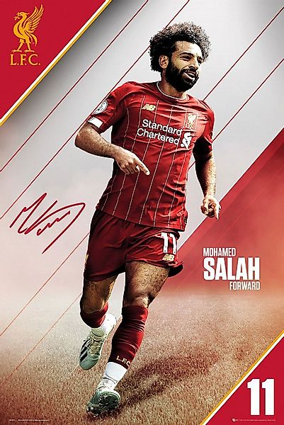 Poster Fußball - Poster - FC Liverpool - Salah 19/20 günstig online kaufen