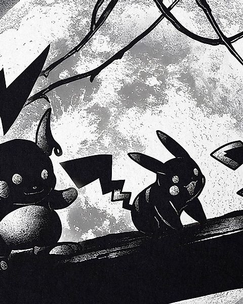 style3 T-Shirt Thunder Moonshine amiibo planet go pokemon pikachu günstig online kaufen