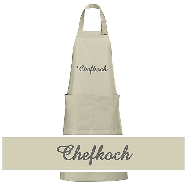 Schnoschi Kochschürze Hochwertige Küchenschürze mit Chefkoch günstig online kaufen