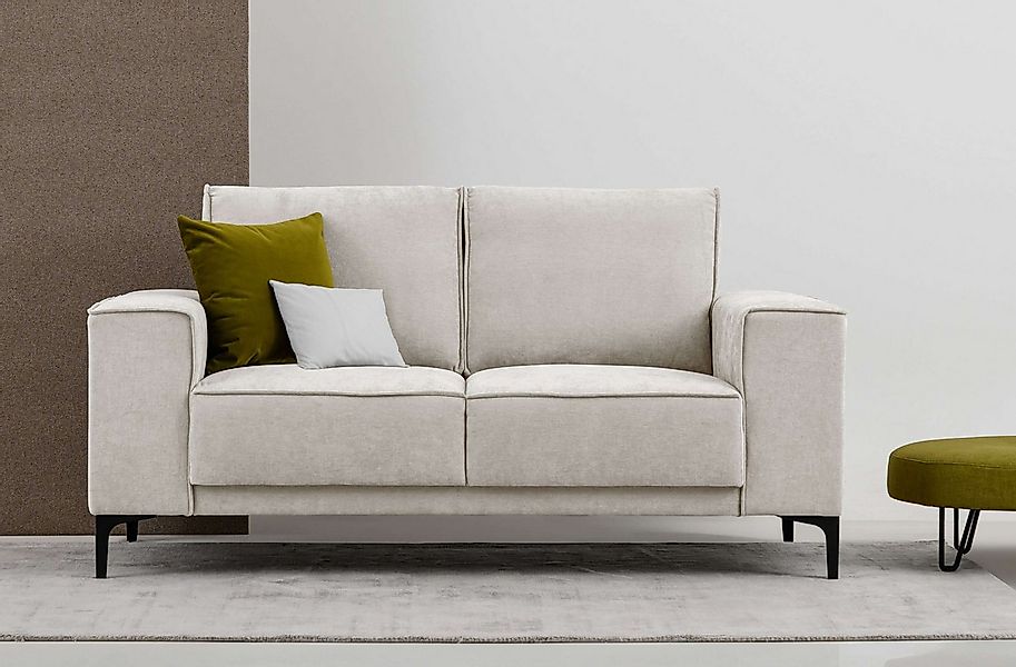 OTTO home 2-Sitzer "Kompaktsofa Oland, Struktur, Flachgewebe, Luxus-Microfa günstig online kaufen