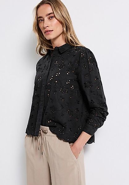 STREET ONE Hemdbluse mit Lochstickerei günstig online kaufen