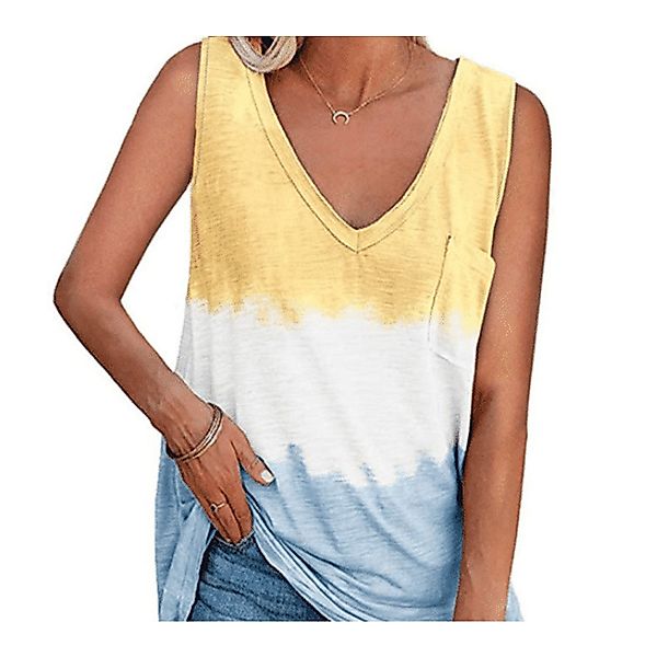 YRIIOMO Tanktop Stylisches und bequemes ärmelloses günstig online kaufen