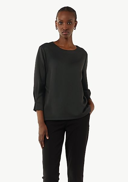 Comma Sweatshirt Weiches Sweatshirt mit Faltendetail günstig online kaufen