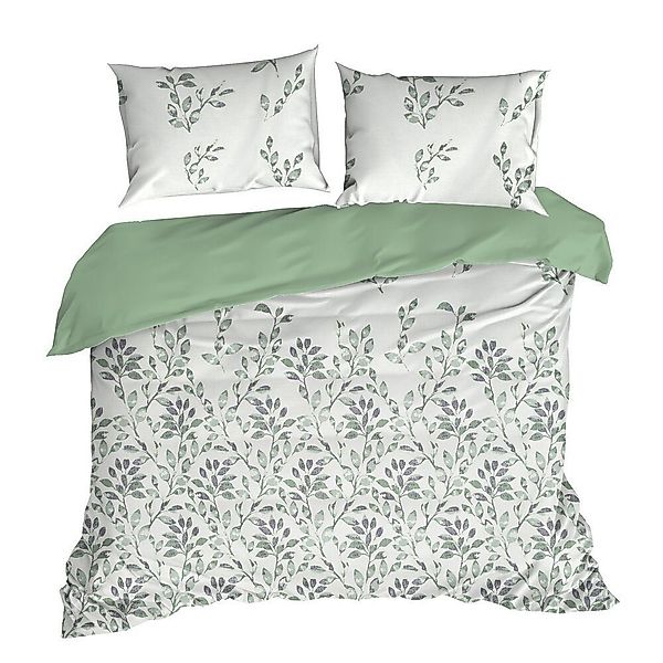 Design91 Bettwäsche Mikrofaser, 3 TLG Bettwäschegarnitur günstig online kaufen
