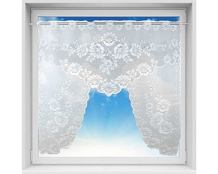 Arsvita Vorhang (1 St), Stangendurchzug, halbtransparent, Bistrogardine in günstig online kaufen