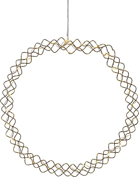 STAR TRADING Dekokranz LED-Kranz "Hoop", 30 günstig online kaufen
