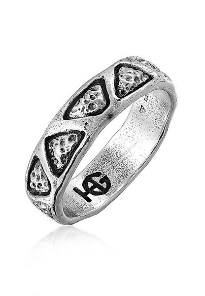 HAZE & GLORY Silberring Bandring Dreieck Symbol 925 Silber, Dreieck günstig online kaufen