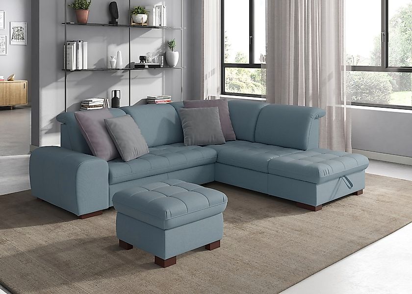 sit&more Ecksofa "Luxor L-Form" wahlweise mit Bettfunktion, Stauraum und Ko günstig online kaufen