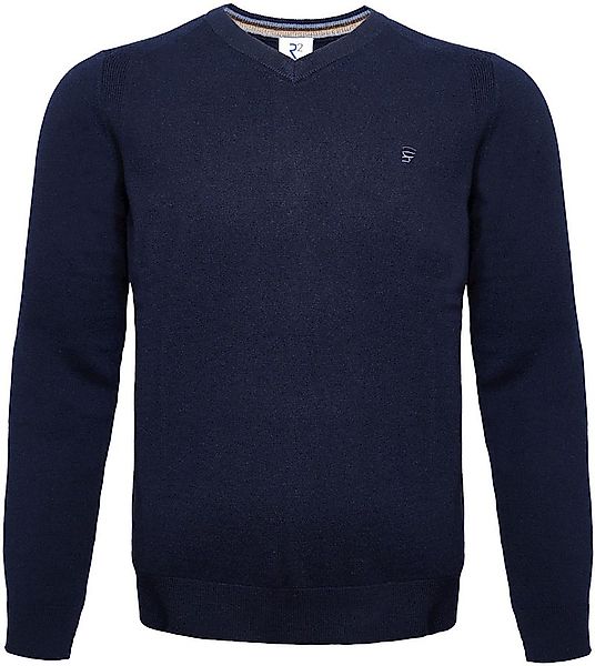 R2 Pullover Merino Wool Navy - Größe L günstig online kaufen