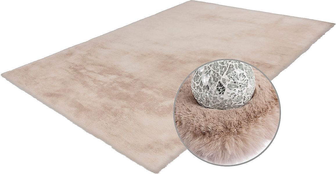 Arte Espina Fellteppich »Rabbit 100«, rechteckig, 45 mm Höhe, Kunstfell, Ka günstig online kaufen
