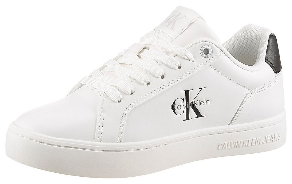 Calvin Klein Jeans CLASSIC CUPSOLE MONO LTH WN Plateausneaker Schnürschuh, günstig online kaufen