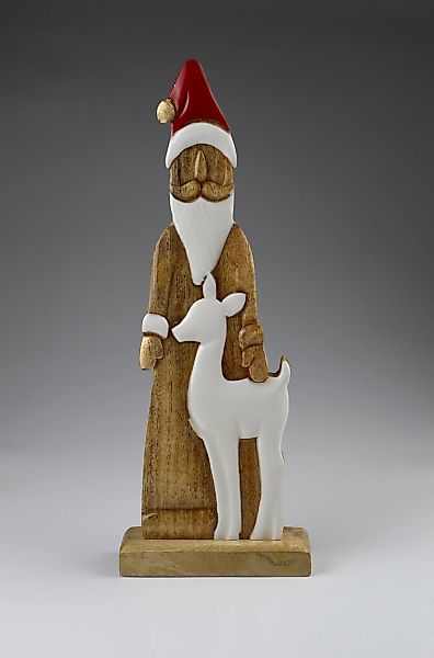 AM Design Dekofigur "Dekoobjekt aus Holz" 2er Set, BxH: 10x30 cm günstig online kaufen