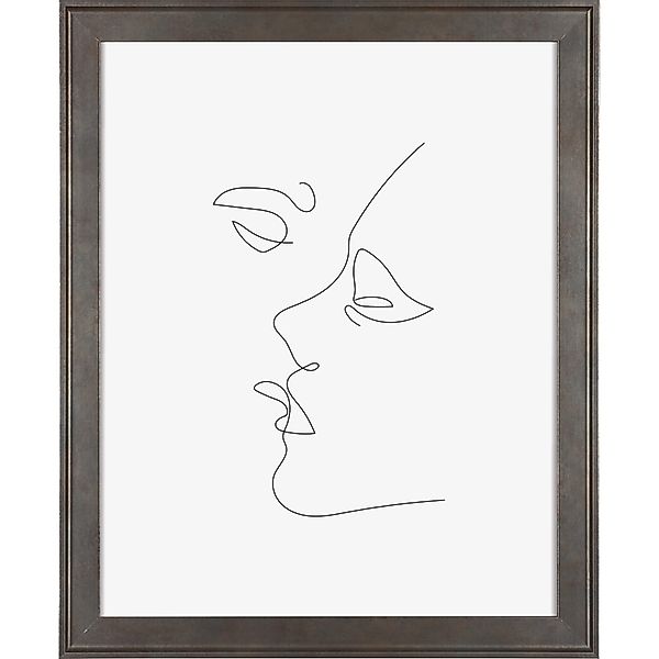MDF-Bilderrahmen Venezia FSC Silber 50 cm x 70 cm günstig online kaufen