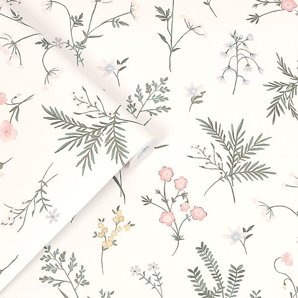 LAURA ASHLEY Vliestapete Crosswell Coral Pink, günstig online kaufen