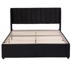 KLAM HOME Polsterbett Samt Einzelbett Doppelbett günstig online kaufen