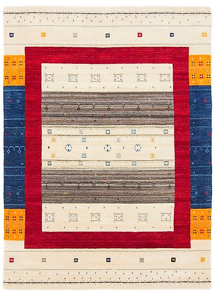 carpetfine Wollteppich "Gabbeh Sofia, auch als Läufer" rechteckig 15 mm Höh günstig online kaufen