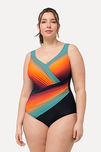 Ulla Popken Badeanzug Badeanzug Farbverlauf Softcups günstig online kaufen