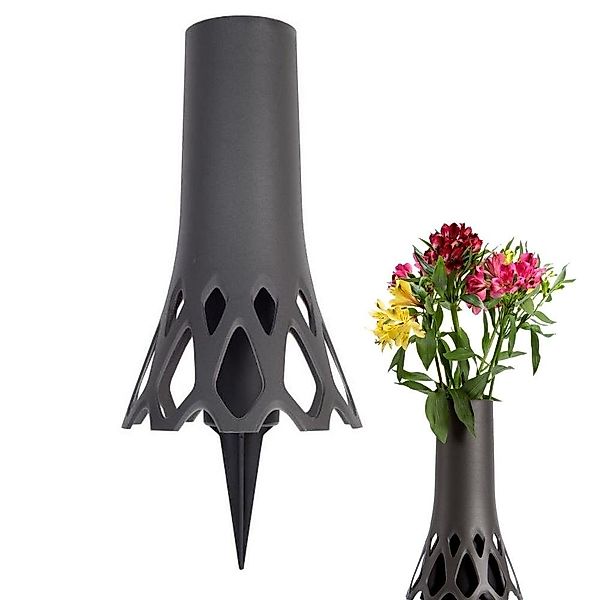 GarPet Blumentopf Grabvase Roseta mit Erdspieß günstig online kaufen