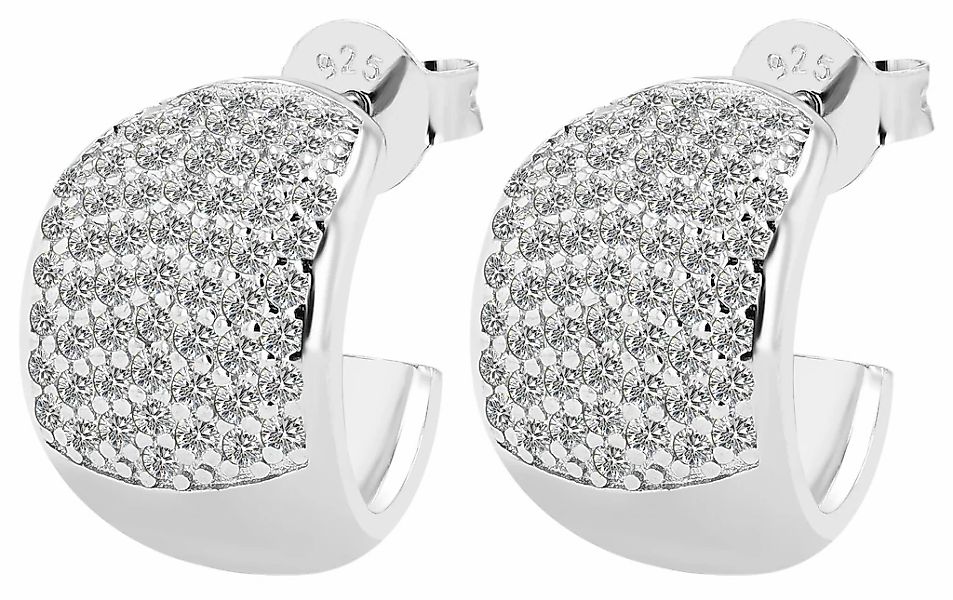 Adelia´s Paar Ohrhänger "Damen Ohrringe – Ohrstecker aus 925 Silber mit Zir günstig online kaufen