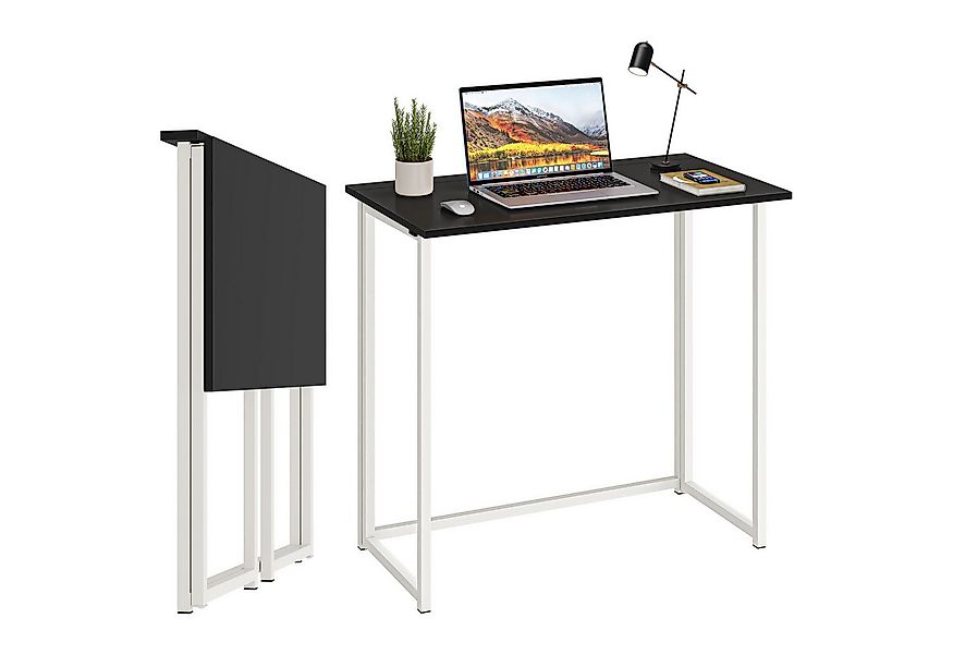 NAIMP Schreibtisch faltbar Computertisch Klapptisch Arbeitstisch Bürotisch günstig online kaufen