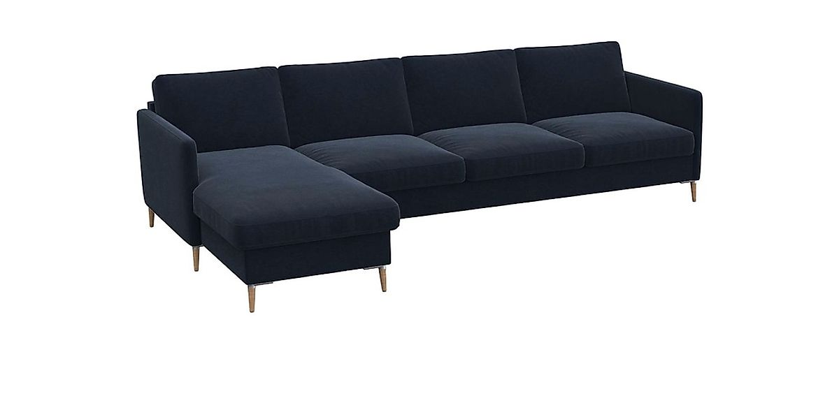 FLEXLUX Ecksofa "Fiore, super Sitzkomfort durch Kaltschaum im Sitz, L-Form" günstig online kaufen