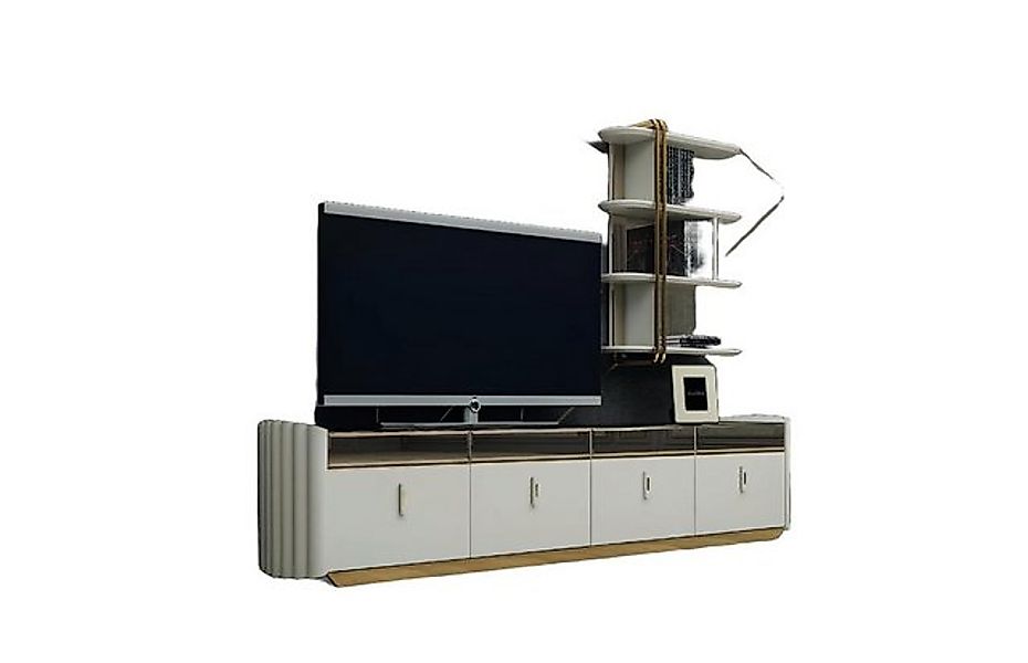 Xlmoebel TV-Schrank Moderne Wohnzimmermöbel-Set mit TV-Halterung, Regal und günstig online kaufen