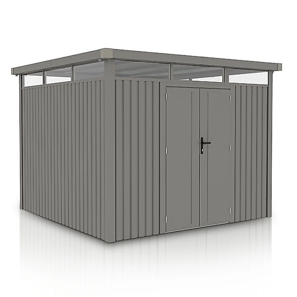 Juskys Gerätehaus Luzern 8,6 m² Taupe günstig online kaufen